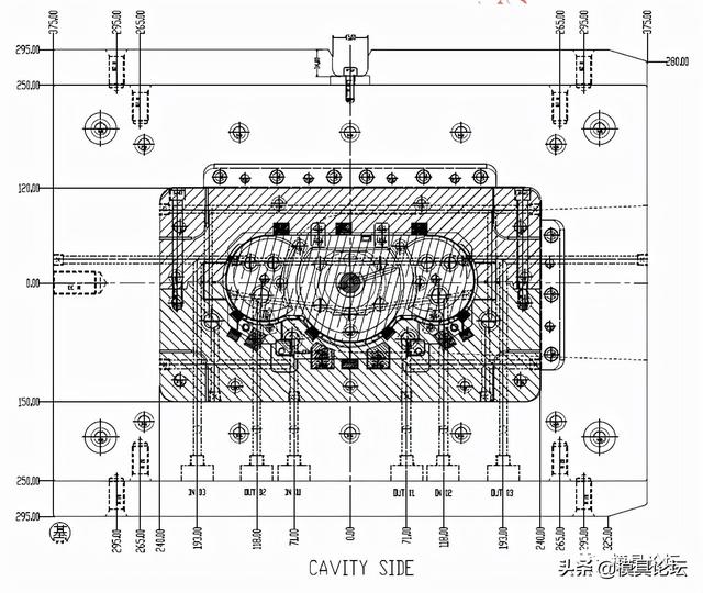仪表窗面板注塑模具设计+3d