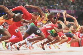 史上百米世纪大决战！8个人全部开挂，博尔特都不敢放水了图片