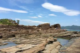 香港天然海岛，四大自然奇景之一，离开请在17:15前图片