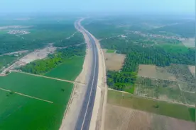 友谊之路修好了！中建承建的巴基斯坦“苏木段”高速公路项目正式移交通车图片