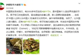 咸甜之争，伊朗朋友也来站队！还顺便给“伊朗粽子”打广告图片