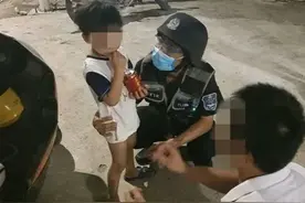 贼大胆！三亚一5岁男孩在家门口险些被拐跑，所幸警察及时出手……图片