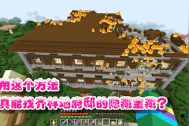 我的世界原版生存32：找林地府邸隐藏宝藏的最快方法？代价有点大