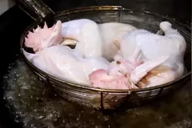 山东大哥卖烧鸡，48元一只，日卖上百只，配方100万都不卖图片