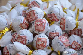 2019年易武落水洞古树茶龙珠普洱茶图片