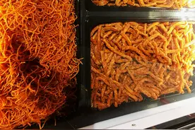 美味的手工辣条图片