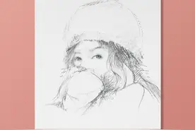 素描少女原创｜手绘插画，附步骤图片