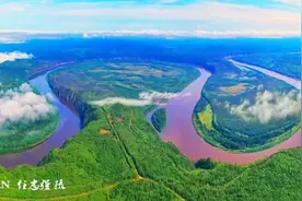 这里是黑龙江第一湾，这里是中国北极岛图片