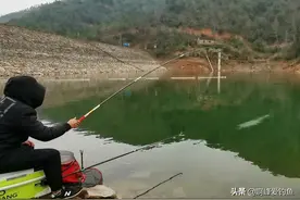 小钩细线钓法，给你不一样的钓鱼体验，真正做到大小兼顾休闲野钓图片