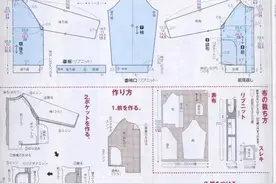各种外套，裙子，帽子等的裁剪图图片