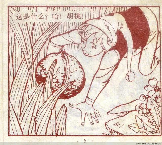 连环画 尼尔斯02 救小松鼠