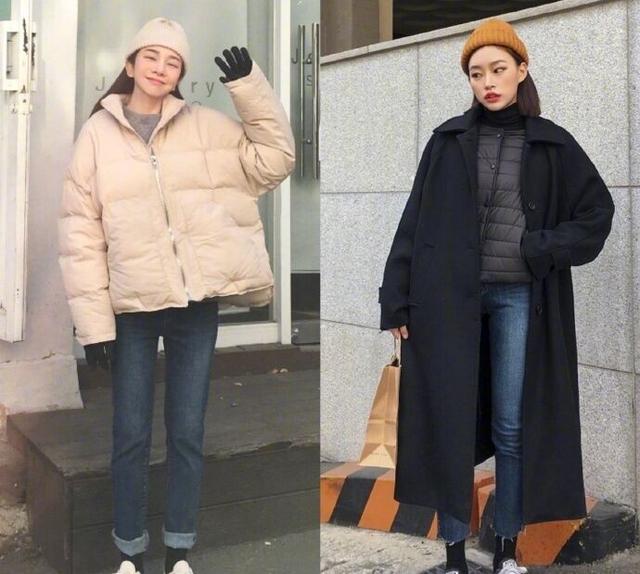 160以下女生这样穿!毛呢外套搭半身裙优雅显瘦,冬季穿出气质范