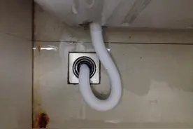 洗衣机排水管能直接插地漏吗？图片