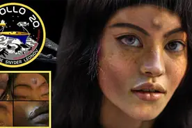 月球三眼女尸到底是真是假？月球背面隐藏着什么？图片