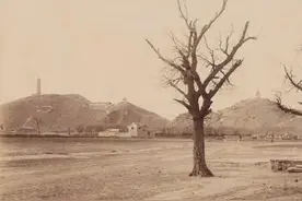晚清老照片：1898年京城街道都是土路，皇家园林荒芜破败图片