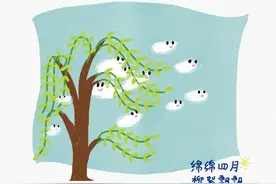柳絮会传播新冠病毒？医生说，柳絮飘飘的季节，这些才是你该关心的 | 原创漫画科普图片