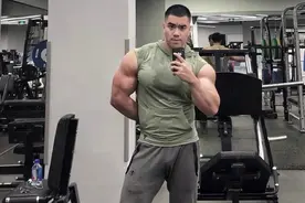 184cm上海肌肉巨无霸，这身材谁能扛得住啊图片