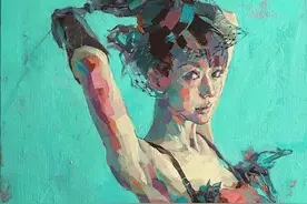 女人的柔美与绚烂 | 女画家古河原泉个性绘画作品欣赏图片