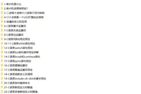 单片机c语言基础知识，c语言必背100代码有哪些？图片