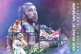 超越舒马赫，汉密尔顿独享历史纪录，他将家人请到现场共同庆祝图片