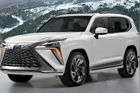 说来就来！雷克萨斯LX500实车曝光，配3.5T+10AT，前脸内饰大改图片