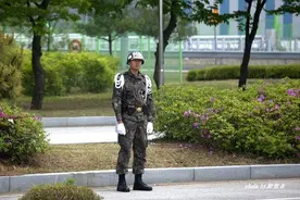 实拍三八线韩国一侧的韩军营地和哨兵，这里是全球最后的冷战前沿图片