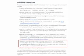 澳洲移民局近日对国际学生签证豁免入境，特别是博士学位做出说明图片