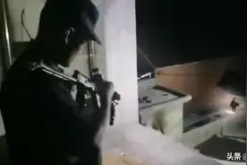 晚上8点，阜阳特警紧急处置，连开两枪击毙！大型犬发疯，咬死院中几只家禽后，不断狂叫还攻击主人图片