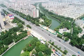 铆足干劲赶工期——聊城市城区桥梁改造工程现场见闻图片