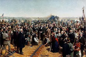 美国太平洋铁路：150多年前由无数中国工人所建成的“奇迹”图片