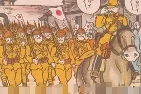 日本侵华战争中的虚假宣传画，令人作呕图片