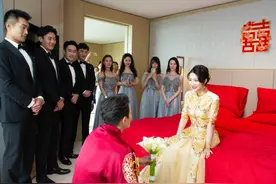 知名男星豪华婚礼曝光，伴郎伴娘颜值逆天，却拿辣椒酱当伴手礼？图片