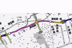漕宝路快速路连通松江区与上海市中心，闵行也得益于松江的发展图片