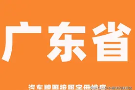 广东省汽车牌照按照字母顺序怎么排序的图片
