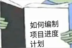 项目经理的痛（二）：项目进度计划的编制图片