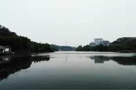 城墙上的八字山，城墙下的小桃园图片