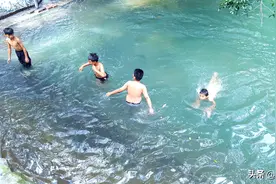 南宁周边游泳好去处，很多地方禁游，唯有武鸣区赵江大峡谷任你游图片