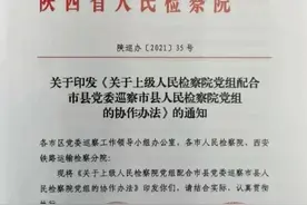 中共陕西省委巡视办与陕西省人民检察院联合印发巡察市县人民检察院党组协作配合办法图片