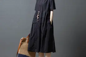 120斤到200斤胖女生妙穿宽松大码连衣裙如此减龄还显瘦图片