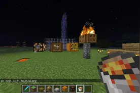 我的世界：害怕夜晚的来临，有了这个方块，再也不用火把照明了图片