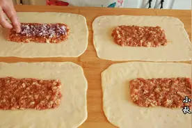 香酥肉火烧，外面6元一张，小秋教你自己做，比买的还要好吃图片