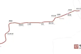 上海轨道交通17号线西延伸或分成两期：第一站西岑，第二站金泽图片
