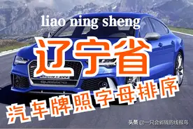 辽宁省汽车牌照按照字母排序图片
