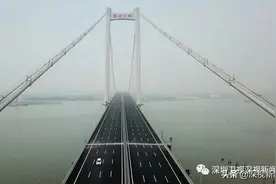 经历"涡振"的虎门大桥继续封闭图片