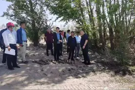 长春公交集团总经理助理王科深入电车公司55路轨道沿线现场调研指导工作图片