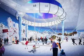 浙江省唯一的冰雪主题乐园快要开业了，台州人家门口的滑雪场图片