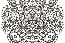 课程分享/缠绕画（荷）图片