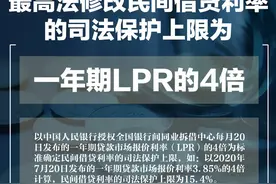 定了！民间借贷利率司法保护上限改为4倍LPR！（附新修订的司法解释全文）图片