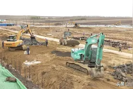 【百大项目】安北500千伏变电站新建工程紧锣密鼓施工中图片