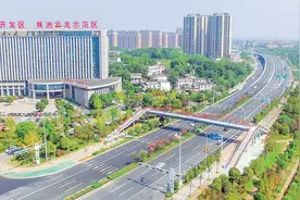 云龙大道快速化改造完成并通车，株洲经开区产业发展驶入“快车道”图片